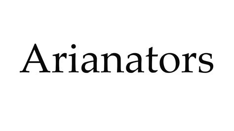 arianator|how to pronounce arianators.